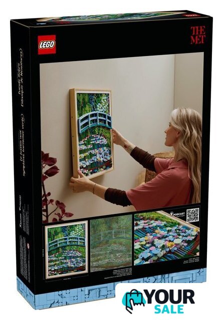 Конструктор LEGO Art 31220 Клод Моне — Мост через пруд с водяными лилиями - Изображение №17 — Интернет-магазин Your Sale