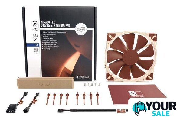 Вентилятор для корпуса Noctua NF-A20 FLX - Изображение №5 — Интернет-магазин Your Sale