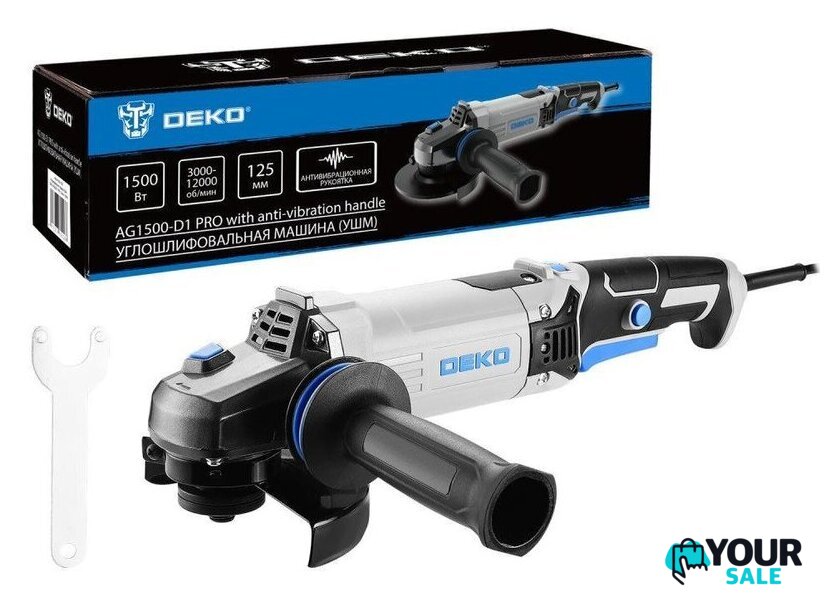Угловая шлифмашина Deko AG1500-D1 Pro 083-1028 - Изображение №1 — Интернет-магазин Your Sale