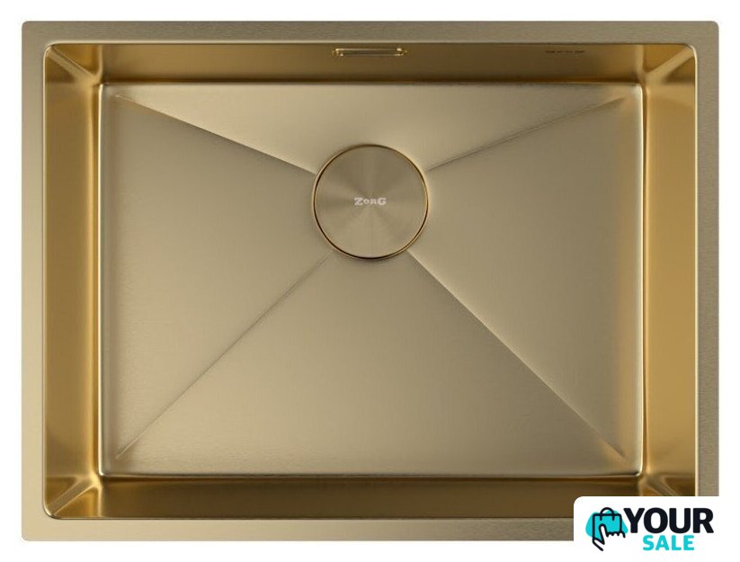 Кухонная мойка ZorG Zerox 59 U / IF PVD Gold - Изображение №3 — Интернет-магазин Your Sale