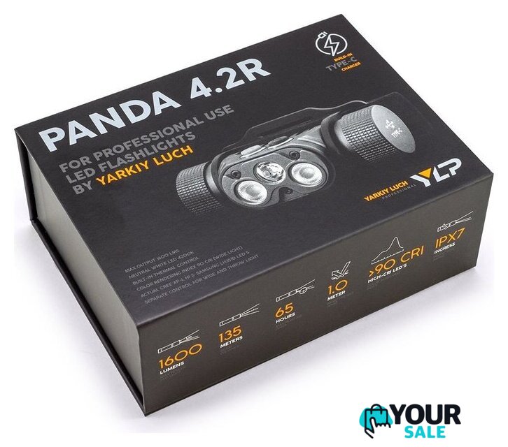 Фонарь Яркий луч YLP Panda 4.2R - Изображение №5 — Интернет-магазин Your Sale