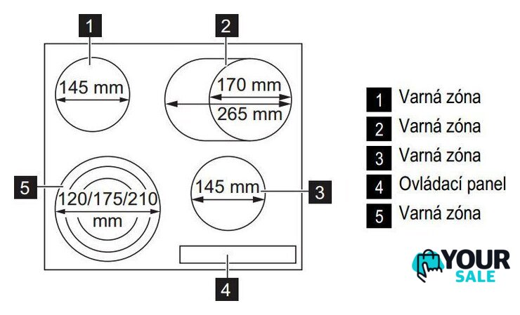 Варочная панель Electrolux EHF46547XK - Изображение №2 — Интернет-магазин Your Sale