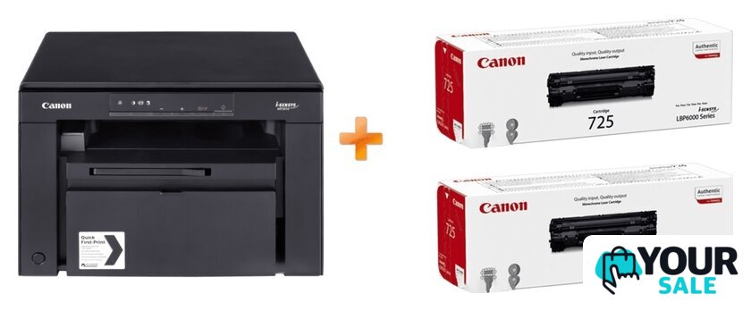 МФУ Canon i-SENSYS MF3010 + 2 картриджа 725 - Изображение №1 — Интернет-магазин Your Sale