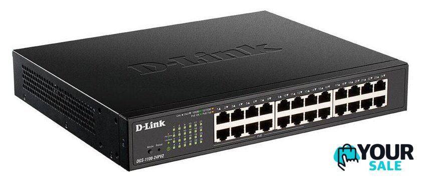 Управляемый коммутатор 2-го уровня D-Link DGS-1100-24PV2/A1A - Изображение №2 — Интернет-магазин Your Sale