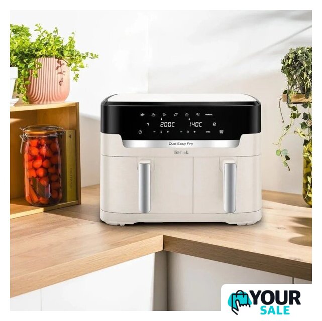 Аэрогриль (аэрофритюрница) Tefal Dual Easy Fry & Grill EY901AE0 - Изображение №7 — Интернет-магазин Your Sale