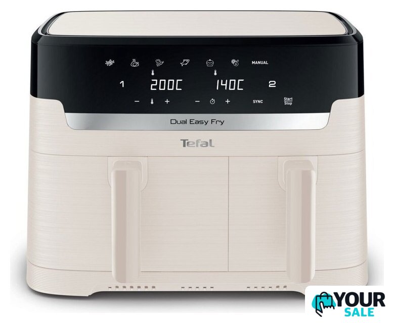 Аэрогриль (аэрофритюрница) Tefal Dual Easy Fry & Grill EY901AE0 - Изображение №1 — Интернет-магазин Your Sale