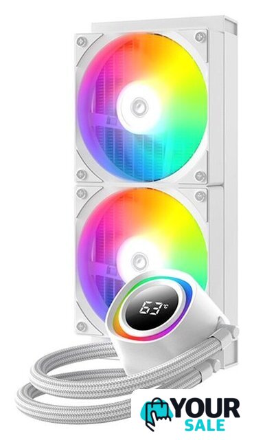 Система жидкостного охлаждения для процессора ID-Cooling FX240 TD White - Изображение №2 — Интернет-магазин Your Sale