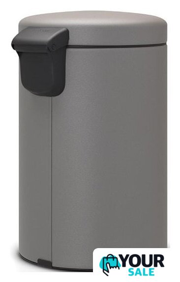 Мусорное ведро Brabantia Pedal Bin NewIcon 12 л (минерально-серый) - Изображение №3 — Интернет-магазин Your Sale