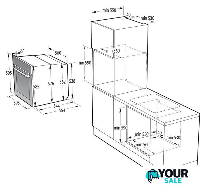 Электрический духовой шкаф Gorenje BO6735CLI - Изображение №4 — Интернет-магазин Your Sale