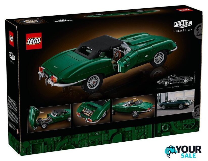 Конструктор LEGO Icons 11381 Jaguar E-Type - Изображение №22 — Интернет-магазин Your Sale
