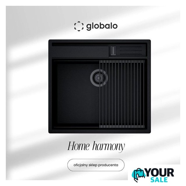 Кухонная мойка Globalo Silvano 60.1 Black/BL Mat - Изображение №1 — Интернет-магазин Your Sale