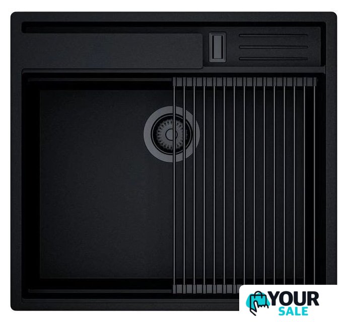 Кухонная мойка Globalo Silvano 60.1 Black/BL Mat - Изображение №5 — Интернет-магазин Your Sale