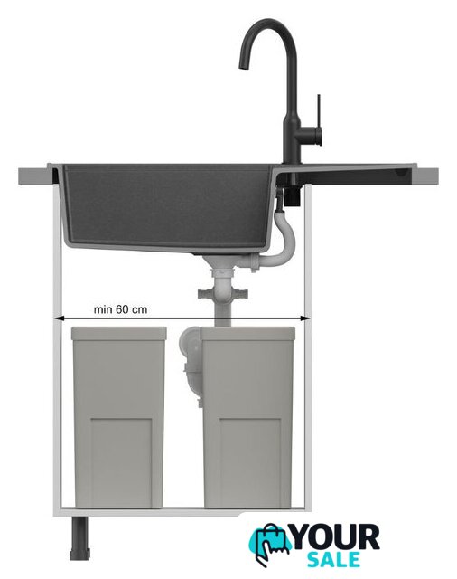 Кухонная мойка Quadron HCQE58650U7_PVDC1_P2O - Изображение №4 — Интернет-магазин Your Sale