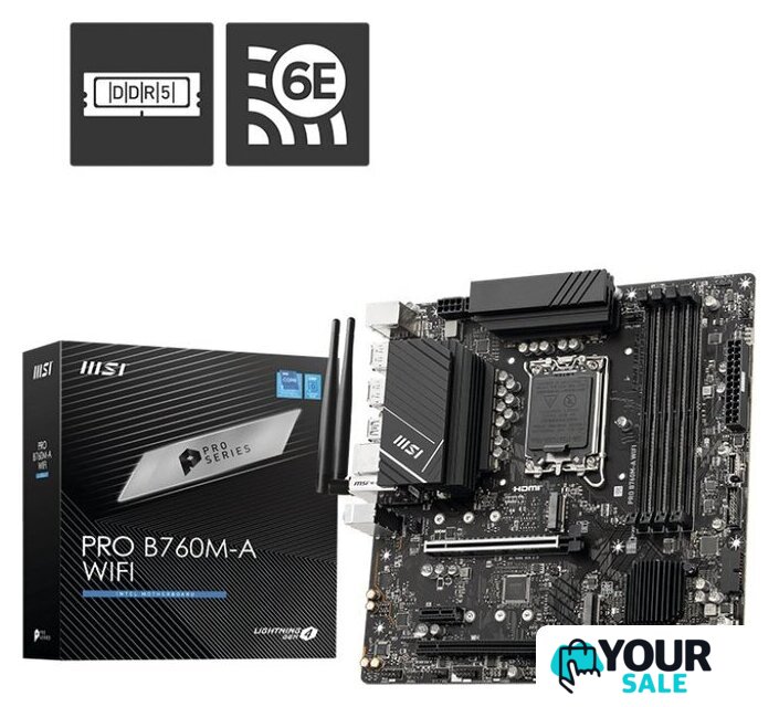 Материнская плата MSI Pro B760M-A WiFi - Изображение №6 — Интернет-магазин Your Sale