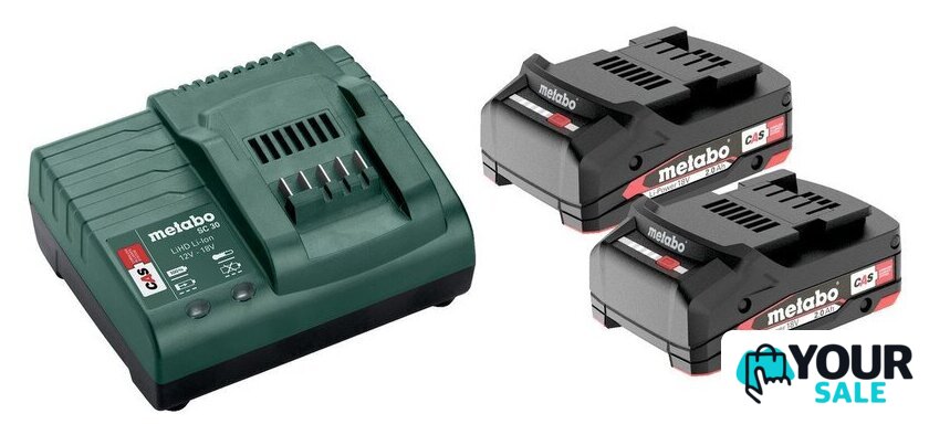 Аккумулятор с зарядным устройством Metabo 685161000 (18В/2x2 Ah + 12-18В ) - Изображение №1 — Интернет-магазин Your Sale