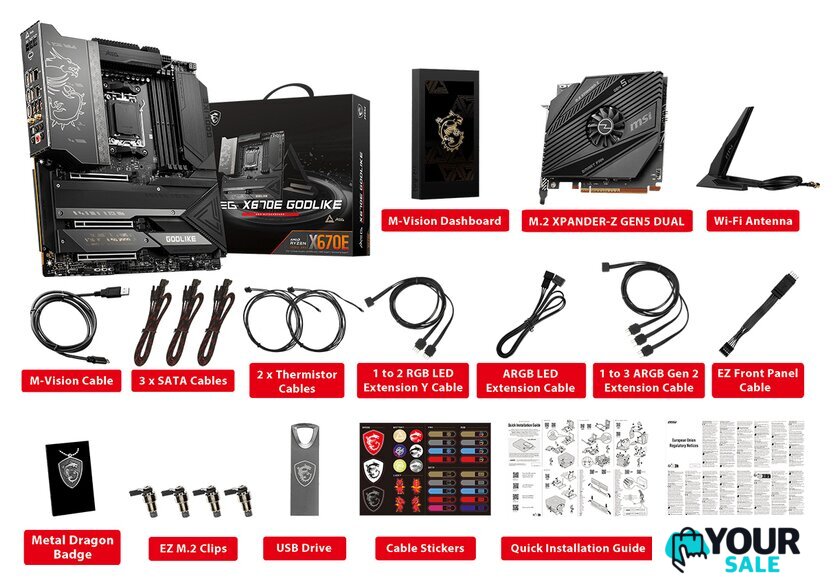 Материнская плата MSI MEG X670E Godlike - Изображение №2 — Интернет-магазин Your Sale