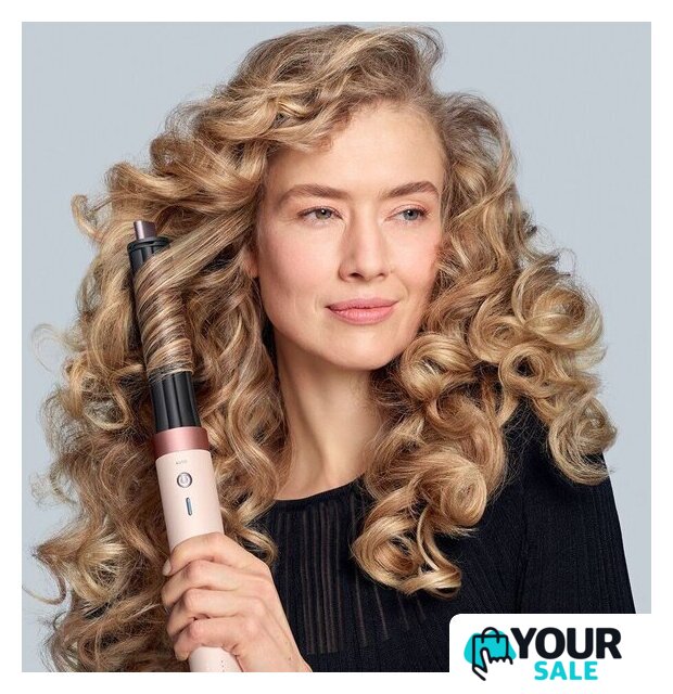 Фен-стайлер Dyson Airwrap Complete Long HS08 i.d. Straight+Wavy (евровилка, янтарный шелк) - Изображение №7 — Интернет-магазин Your Sale