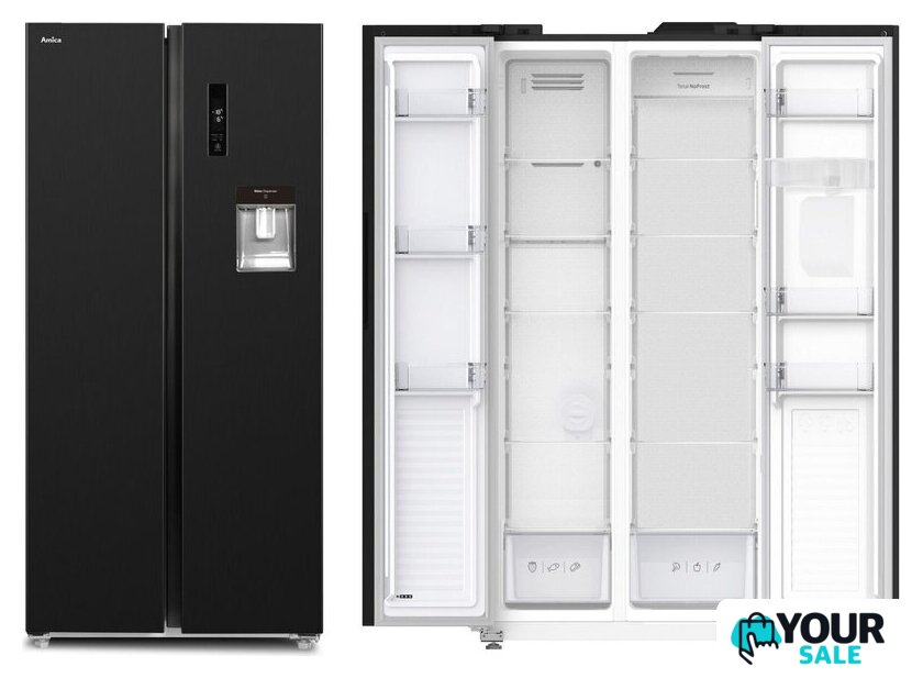 Холодильник side by side Amica FY5079.3GDFBI - Изображение №2 — Интернет-магазин Your Sale