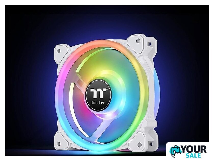 Комплект вентиляторов для корпуса с контроллером Thermaltake SWAFAN 12 RGB Radiator Fan TT Premium Edition White CL-F145-PL12SW-A - Изображение №6 — Интернет-магазин Your Sale