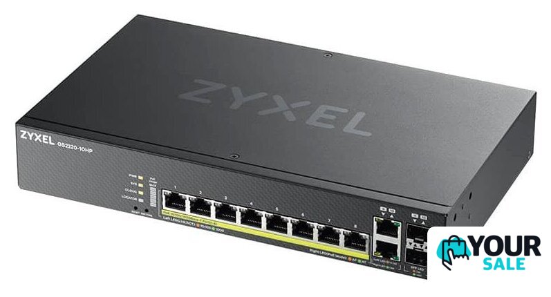Управляемый коммутатор 2-го уровня Zyxel GS2220-10HP - Изображение №1 — Интернет-магазин Your Sale