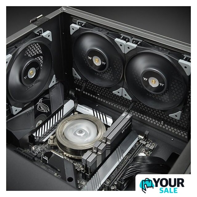 Комплект вентиляторов для корпуса Thermaltake ToughFan 12 2-Fan Pack CL-F082-PL12BL-A - Изображение №5 — Интернет-магазин Your Sale
