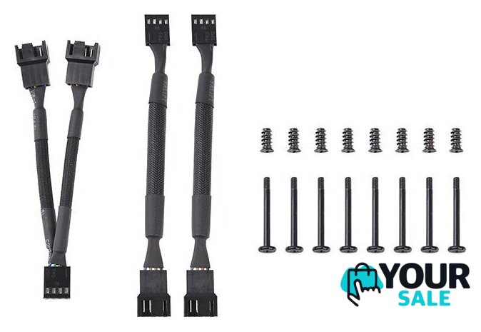 Комплект вентиляторов для корпуса Thermaltake ToughFan 12 2-Fan Pack CL-F082-PL12BL-A - Изображение №4 — Интернет-магазин Your Sale