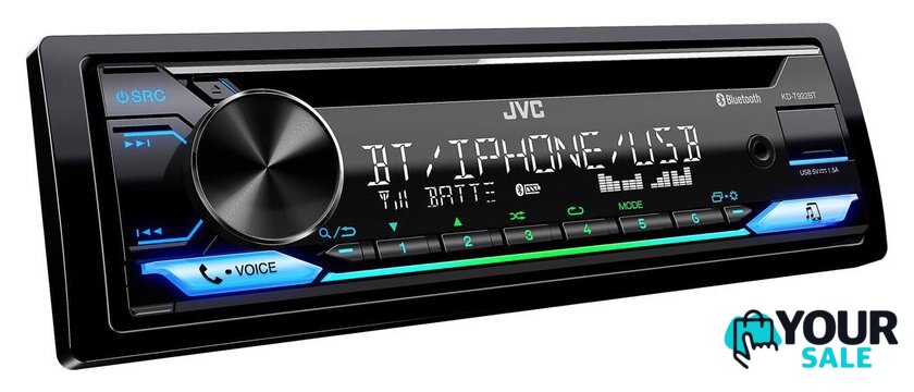 CD/MP3-магнитола JVC KD-T922BT - Изображение №2 — Интернет-магазин Your Sale