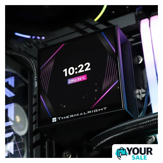 Система жидкостного охлаждения для процессора Thermalright Hyper Vision 360 ARGB (черный) - Изображение №11 — Интернет-магазин Your Sale