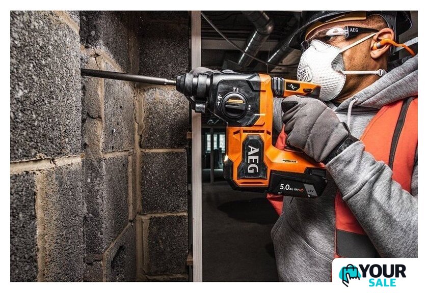 Перфоратор AEG Powertools BBH 18BL2-0 4935480697 (без АКБ) - Изображение №6 — Интернет-магазин Your Sale