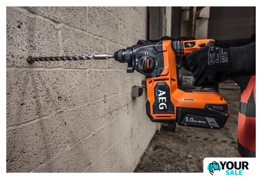 Перфоратор AEG Powertools BBH 18BL2-0 4935480697 (без АКБ) - Изображение №7 — Интернет-магазин Your Sale