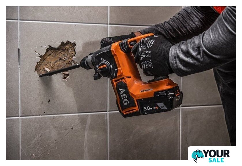 Перфоратор AEG Powertools BBH 18BL2-0 4935480697 (без АКБ) - Изображение №5 — Интернет-магазин Your Sale
