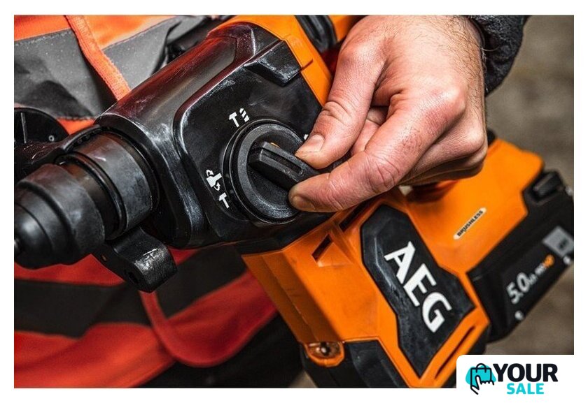 Перфоратор AEG Powertools BBH 18BL2-0 4935480697 (без АКБ) - Изображение №3 — Интернет-магазин Your Sale