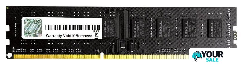 Оперативная память G.Skill 4GB DDR3 PC3-12800 F3-1600C11S-4GNS - Изображение №1 — Интернет-магазин Your Sale