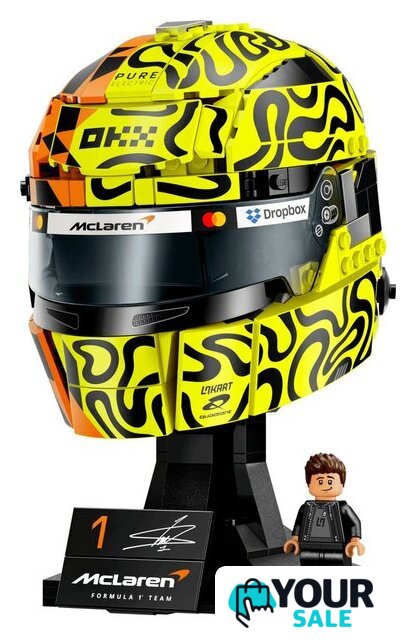 Конструктор LEGO Editions 43023 Шлем McLaren Mastercard F1 Team Lando Norris Helmet - Изображение №2 — Интернет-магазин Your Sale
