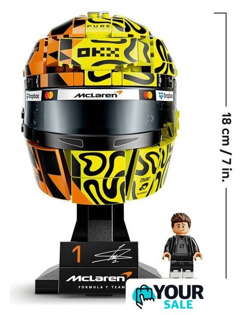 Конструктор LEGO Editions 43023 Шлем McLaren Mastercard F1 Team Lando Norris Helmet - Изображение №6 — Интернет-магазин Your Sale