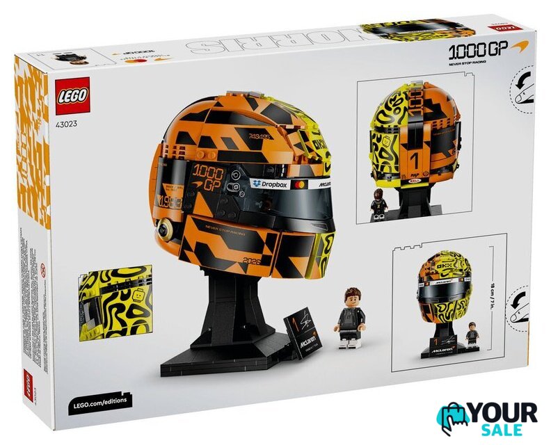 Конструктор LEGO Editions 43023 Шлем McLaren Mastercard F1 Team Lando Norris Helmet - Изображение №12 — Интернет-магазин Your Sale