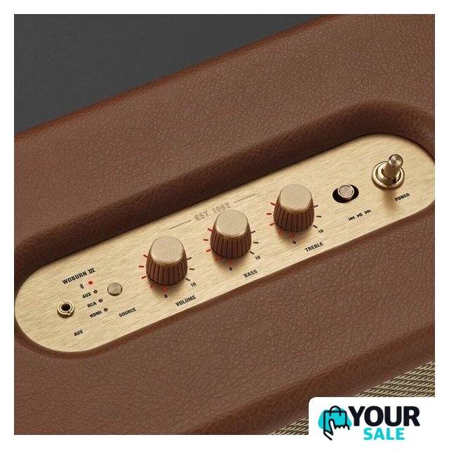 Беспроводная колонка Marshall Woburn III (коричневый) - Изображение №4 — Интернет-магазин Your Sale
