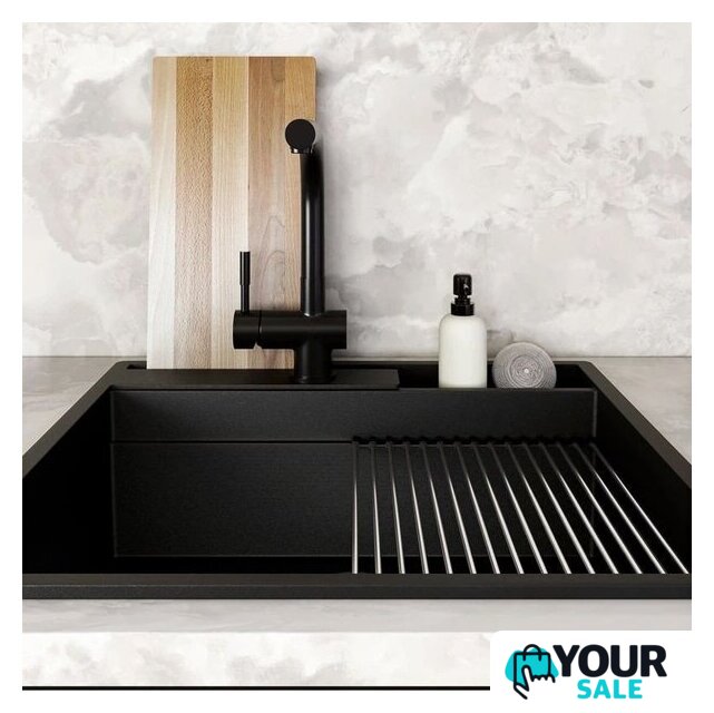 Кухонная мойка Globalo Silvano 60.1 Black/IX - Изображение №4 — Интернет-магазин Your Sale
