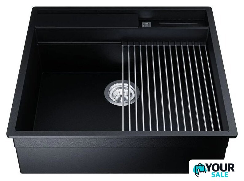 Кухонная мойка Globalo Silvano 60.1 Black/IX - Изображение №5 — Интернет-магазин Your Sale