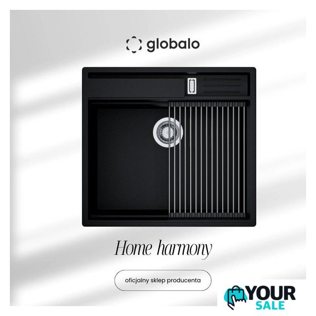 Кухонная мойка Globalo Silvano 60.1 Black/IX - Изображение №1 — Интернет-магазин Your Sale
