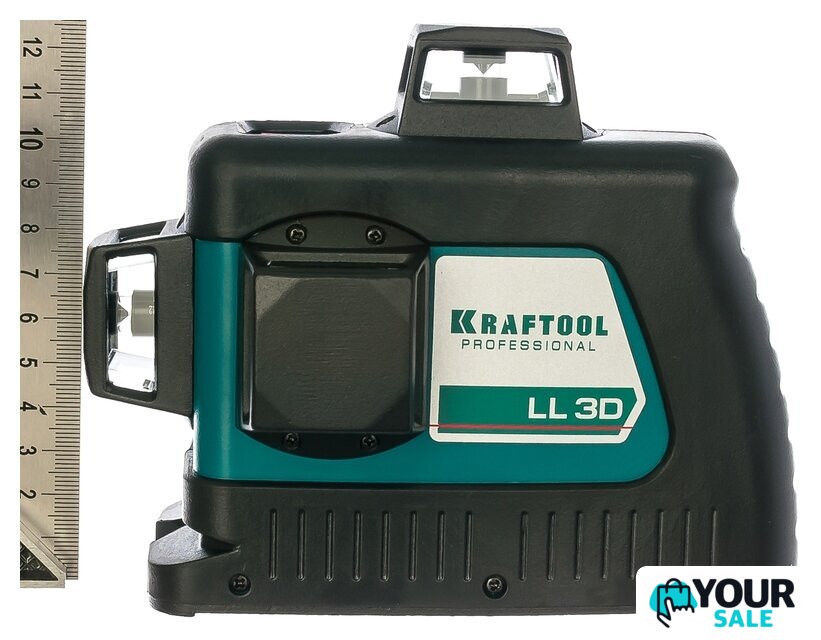 Лазерный нивелир KRAFTOOL LL-3D 34640-4 (с держателем и детектором) - Изображение №3 — Интернет-магазин Your Sale