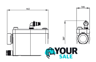 Канализационная установка SFA Sanipack - Изображение №3 — Интернет-магазин Your Sale