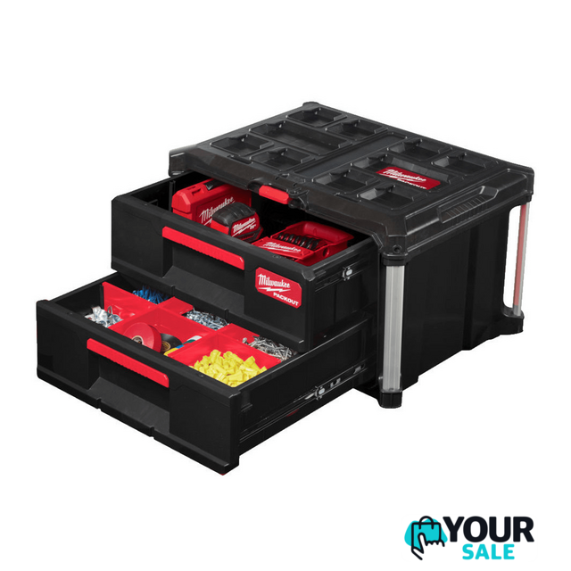 Ящик для инструментов Milwaukee Packout 2 Drawer Tool Box 4932472129 - Изображение №2 — Интернет-магазин Your Sale