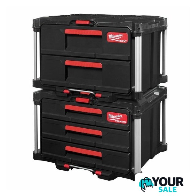 Ящик для инструментов Milwaukee Packout 2 Drawer Tool Box 4932472129 - Изображение №6 — Интернет-магазин Your Sale