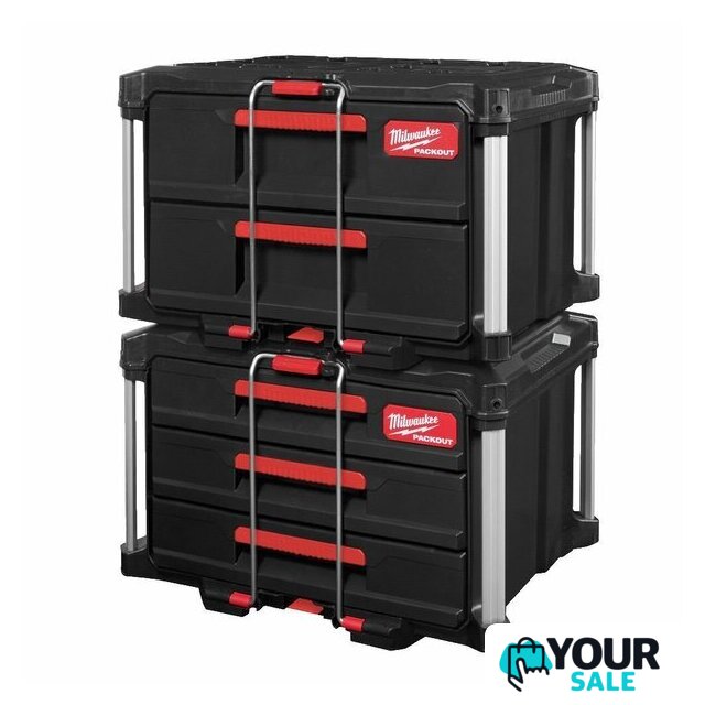 Ящик для инструментов Milwaukee Packout 2 Drawer Tool Box 4932472129 - Изображение №5 — Интернет-магазин Your Sale