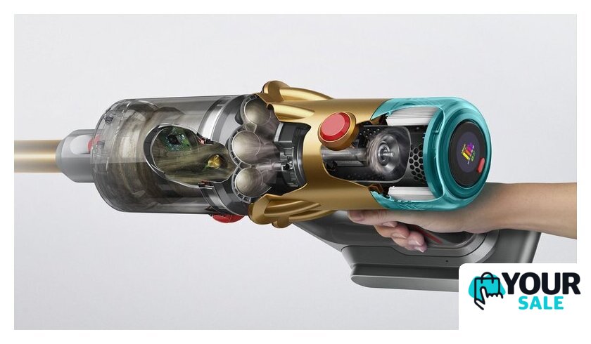 Пылесос Dyson V12 Detect Slim Absolute hepa (золотой) - Изображение №13 — Интернет-магазин Your Sale