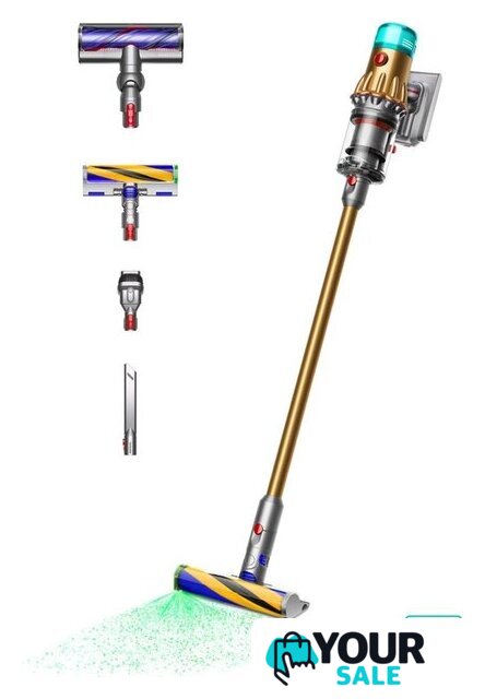 Пылесос Dyson V12 Detect Slim Absolute hepa (золотой) - Изображение №1 — Интернет-магазин Your Sale