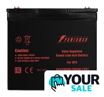 Аккумулятор для ИБП Powerman CA12500/UPS (12В/50 А·ч) - Изображение №2 — Интернет-магазин Your Sale