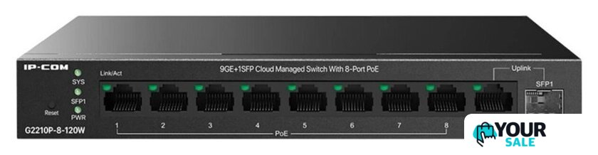 Настраиваемый коммутатор IP-COM G2210P-8-120W - Изображение №1 — Интернет-магазин Your Sale