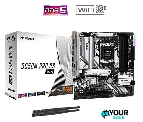 Материнская плата ASRock B650M Pro RS WiFi - Изображение №5 — Интернет-магазин Your Sale